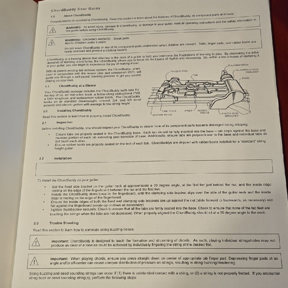 ChordBuddy Guitar Learning System - Picture 8 of 12